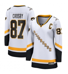 Women's Pittsburgh Penguins #87 Sidney Crosby Fanatics Branded White 2020-21 Special Edition Breakaway Player Jersey