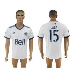 Vancouver Whitecaps FC #15 Laba Home Soccer Club Jersey