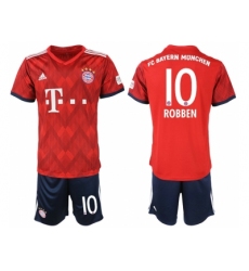 2018-2019 Bayern Munich home 10 Club Soccer Jersey