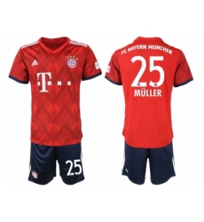 2018-2019 Bayern Munich home 25 Club Soccer Jers