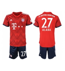 2018-2019 Bayern Munich home 27 Club Soccer Jersey