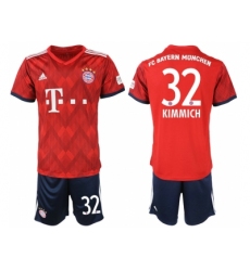 2018-2019 Bayern Munich home 32 Club Soccer Jersey