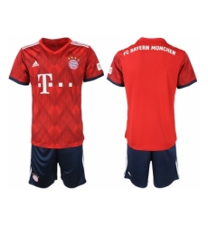 2018-2019 Bayern Munich home blank Club Soccer Jersey