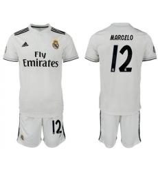 2018-2019 Real Madrid home 12 Club Soccer Jersey