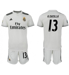 2018-2019 Real Madrid home 13 Club Soccer Jersey