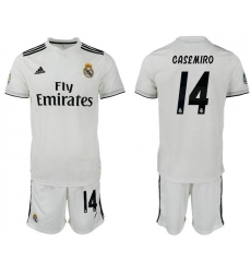 2018-2019 Real Madrid home 14 Club Soccer Jersey