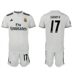 2018-2019 Real Madrid home 17 Club Soccer Jersey
