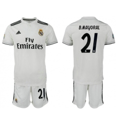 2018-2019 Real Madrid home 21 Club Soccer Jersey