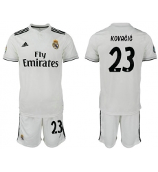 2018-2019 Real Madrid home 23 Club Soccer Jersey