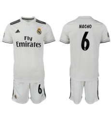 2018-2019 Real Madrid home 6 Club Soccer Jersey