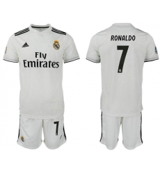 2018-2019 Real Madrid home 7 Club Soccer Jersey