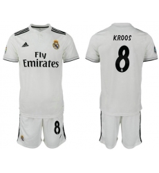 2018-2019 Real Madrid home 8 Club Soccer Jersey