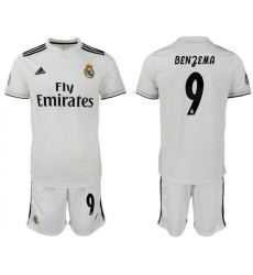 2018-2019 Real Madrid home 9 Club Soccer Jersey