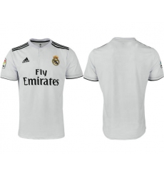 2018-2019 Real Madrid home aaa version blank Club Soccer Jersey