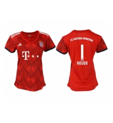 2018-2019 Women Bayern Munich home aaa version 1 Club Soccer Jersey