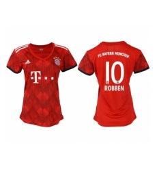 2018-2019 Women Bayern Munich home aaa version 10 Club Soccer Jersey