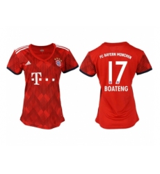 2018-2019 Women Bayern Munich home aaa version 17 Club Soccer Jersey