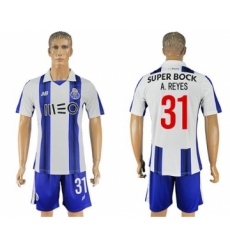 Oporto #31 A.Reyes Home Soccer Club Jersey