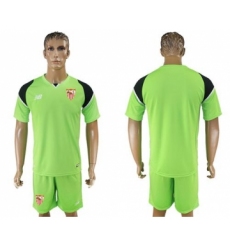 Sevilla Blank Green Goalkeeper Soccer Club Jersey