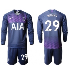 Tottenham Hotspur #29 Winks Away Long Sleeves Soccer Club Jersey