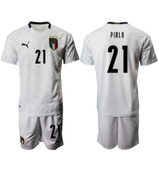 Italy #21 Pirlo Away Soccer Country Jersey