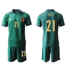 Italy #21 Pirlo Third Soccer Country Jersey