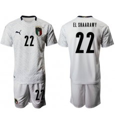 Italy #22 El Shaarawy Away Soccer Country Jersey
