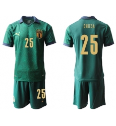 Italy #25 Chiesa Third Soccer Country Jersey