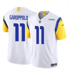 Men's Los Angeles Rams #11 Jimmy Garoppolo White 2024 F.U.S.E. Vapor Untouchable Football Stitched Jersey