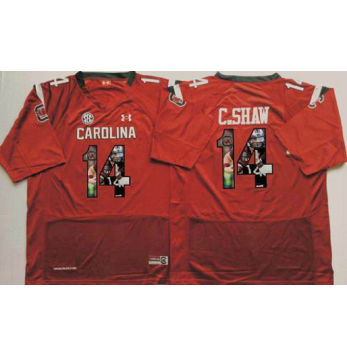 South Carolina Fighting Gamecocks #14 Connor Shaw Red Player Fashion Stitched NCAA Jersey