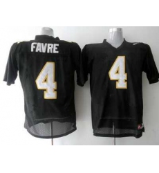 Golden Eagles #4 Brett Favre Black Embroidered NCAA Jersey