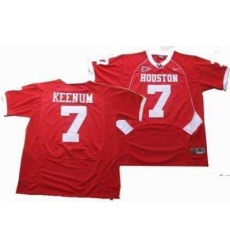 NCAA Houston Cougars #7 KEENUM red jerseys