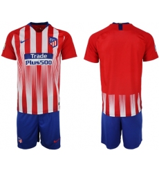 Atletico Madrid Blank Home Soccer Club Jersey6
