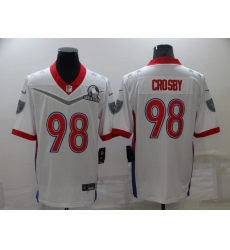 Men's Oakland Raiders #98 Maxx Crosby Nike Royal 2022 NFC Pro Bowl Limited Player Jersey
