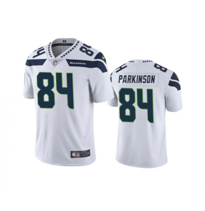 Men's Seattle Seahawks #84 Colby Parkinson White Vapor Untouchable Limited Stitched Jersey