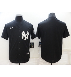 Men's Nike New York Yankees Blank Black Alternate Stitched Baseball Jersey