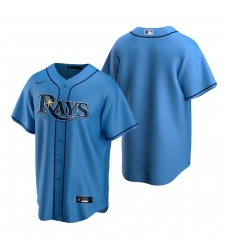 Men's Nike Tampa Bay Rays Blank Light Blue Alternate Stitched Baseball Jersey