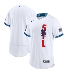 Men's St. Louis Cardinals Blank Nike White 2021 MLB All-Star Game Authentic Jersey