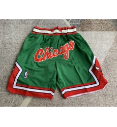 Men's Chicago Bulls Green Chicago Shorts