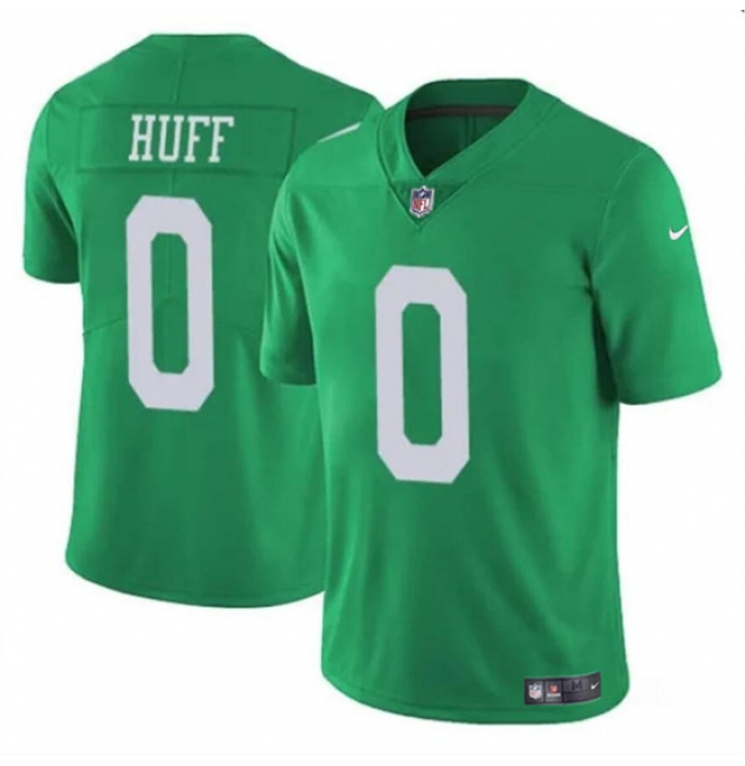 Men's Philadelphia Eagles #0 Bryce Huff Green Vapor Untouchable Throwback Limited Football Stitched Jersey