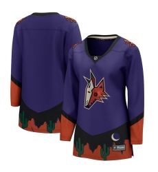 Women's Arizona Coyotes Fanatics Branded Blank Purple 2020-21 Special Edition Breakaway Jersey
