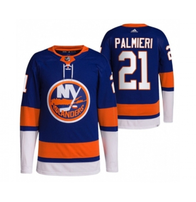 Men's New York Islanders #21 Kyle Palmieri Royal Stitched Jersey