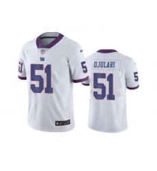 Men's New York Giants #51 Azeez Ojulari White Color Rush Limited Stitched Jersey