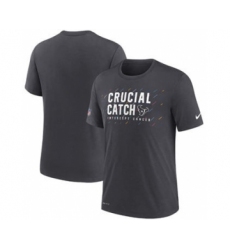 Men's Houston Texans Charcoal 2021 Crucial Catch Performance T-Shirt