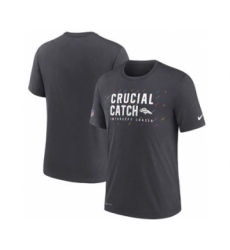 Men's Denver Broncos Charcoal 2021 Crucial Catch Performance T-Shirt
