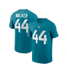 Men's Jacksonville Jaguars #44 Travon Walker 2022 Teal NFL Draft First Round Pick Player Name & Number T-Shirt