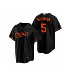 Youth Baltimore Orioles #5 Brooks Robinson Nike Black Replica Alternate Jersey