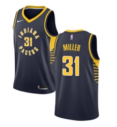 Men's Nike Indiana Pacers #31 Reggie Miller Authentic Navy Blue Road NBA Jersey - Icon Edition