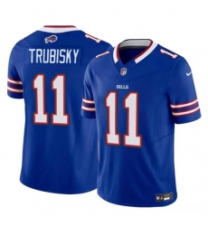 Men's Buffalo Bills #11 Mitch Trubisky Blue 2023 F.U.S.E. Vapor Untouchable Limited Football Stitched Jersey