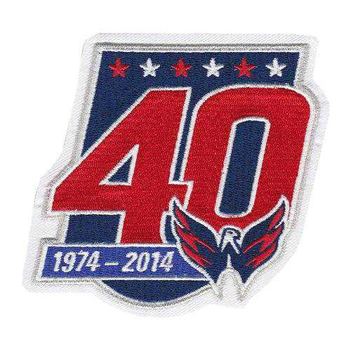 Stitched 2014-15 Washington Capitals 40th Team Anniversary Jersey Patch